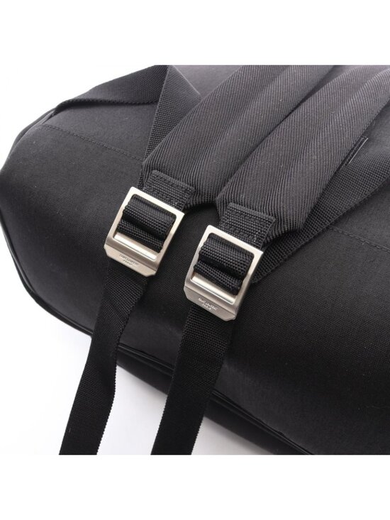 Saint Laurent Paris Backpack City Black Canvas Leather main image 4